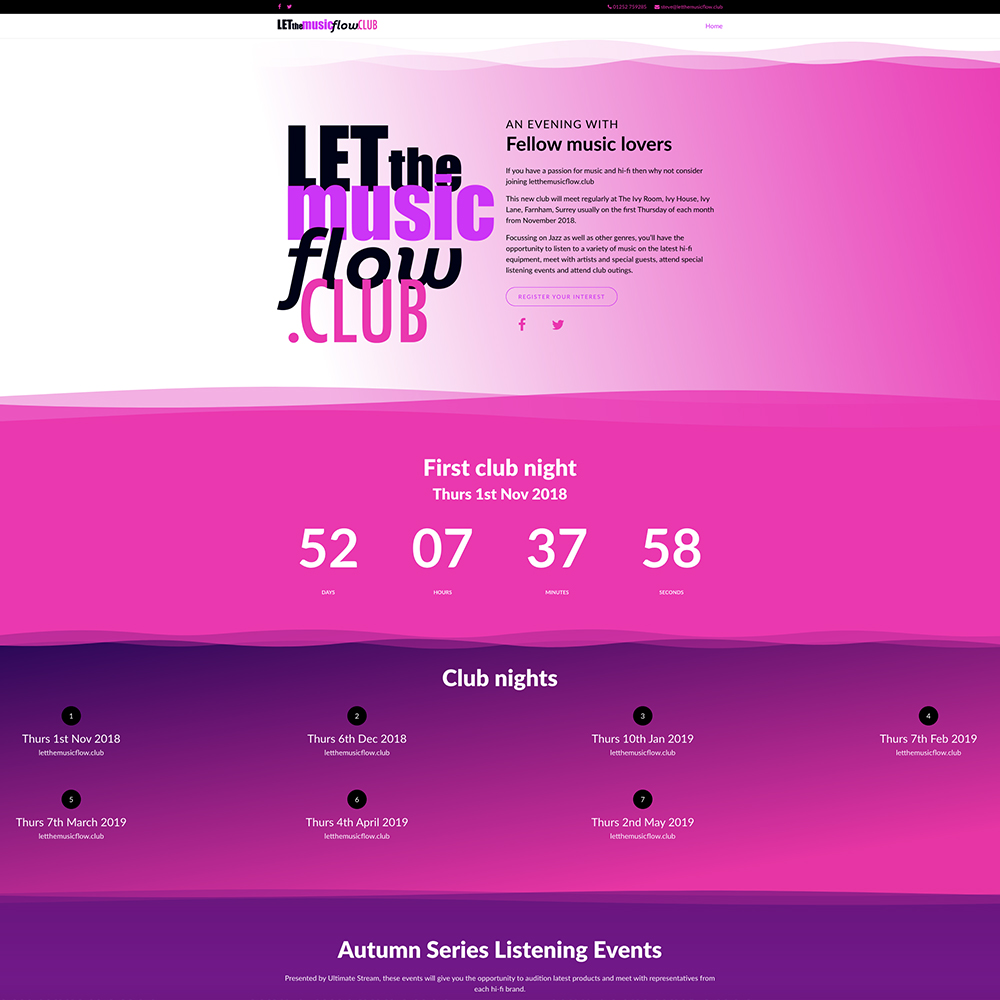 letthemusicflow Website | Ultraviolet online