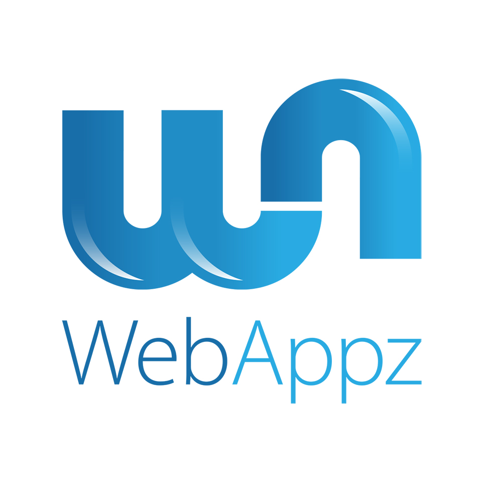 Webappz Logo | Ultraviolet in print
